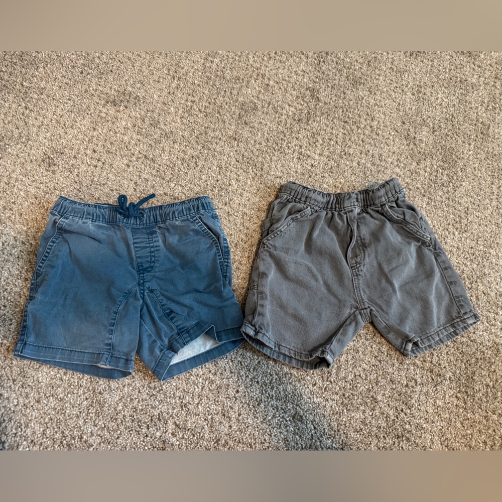 Charcoal (ZARA) and Teal(C&J) boys shorts